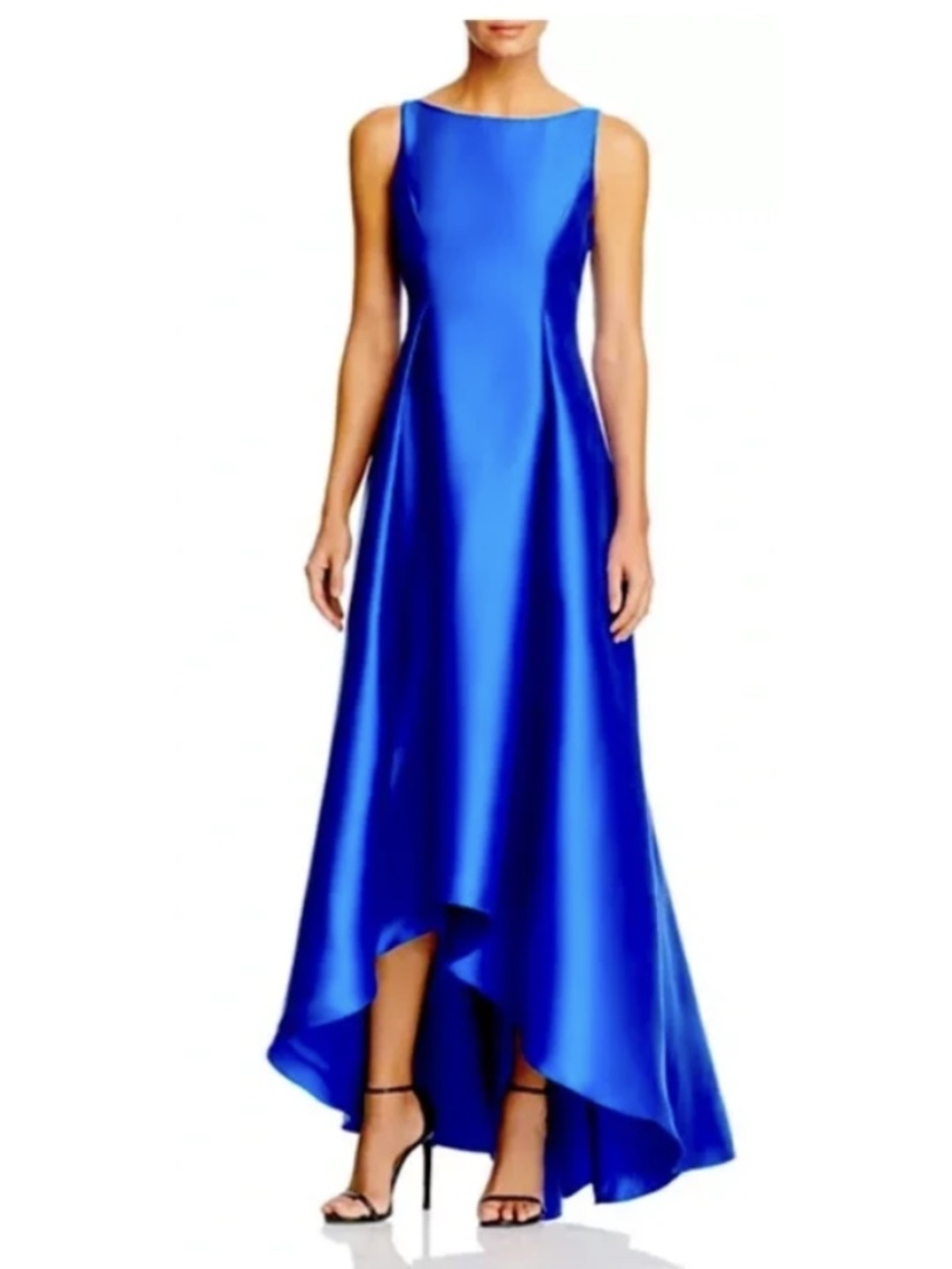 Adrianna Papell High Low Mikado Gown - size 10